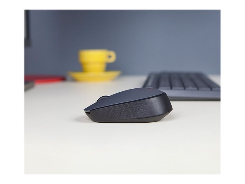 An image of Logicool M171 - mouse - 2.4 GHz - gray black