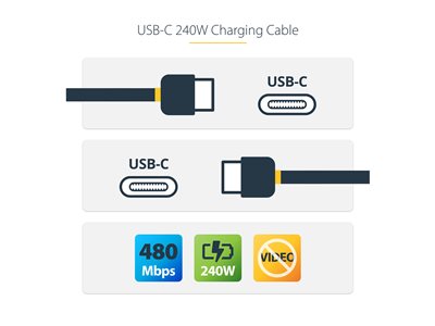 STARTECH 2m USB-C Ladekabel 240W PD