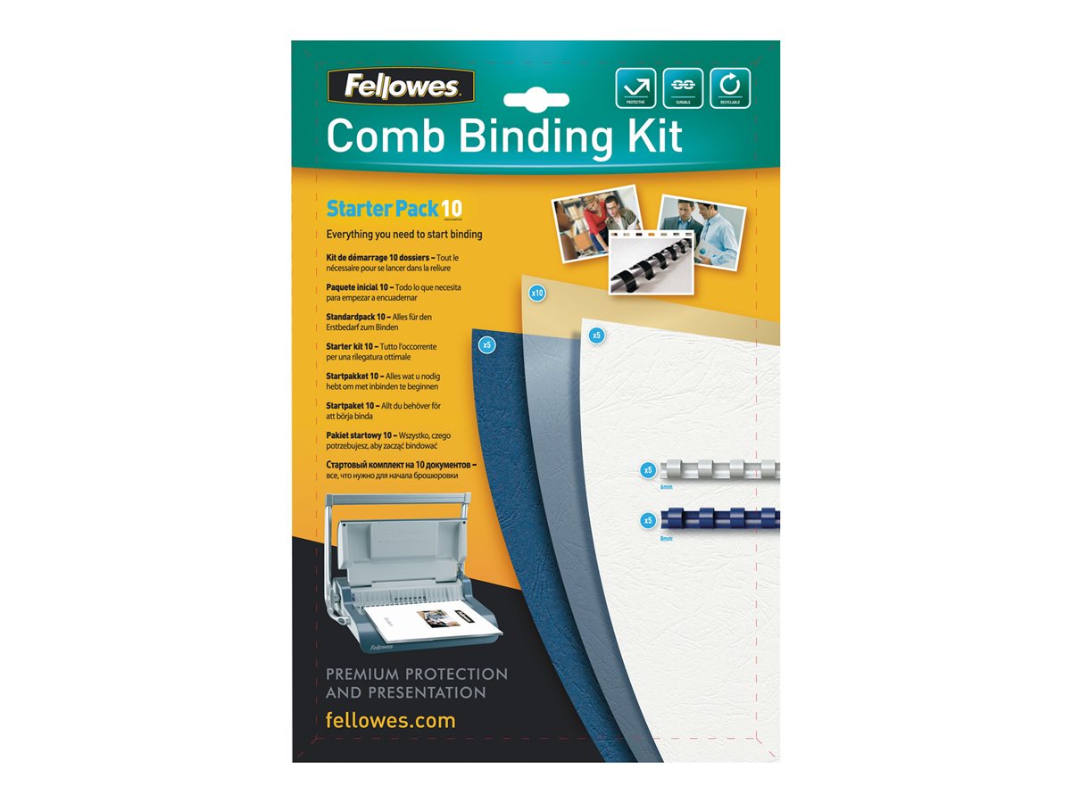 FELLOWES KIT DE RELIURE POUR 10 DOCUMENT