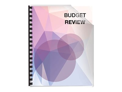 Fellowes Futura Presentation Covers Oversize, Frosted