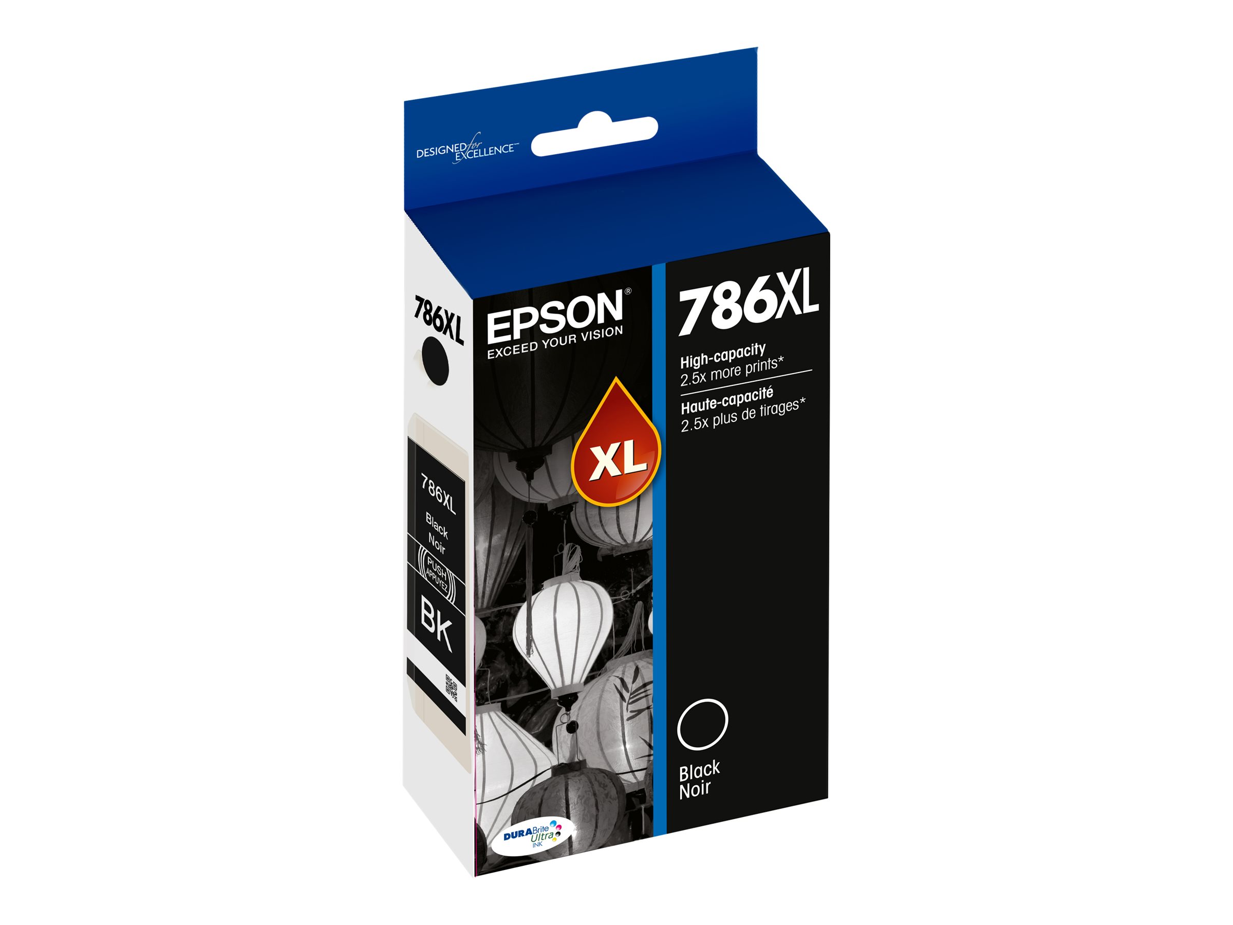 Epson DuraBrite High-Capacity Ink Cartridge - Black - T786XL120-S