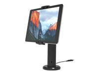 Compulocks Universal Tablet Cling Rise Tilting Kiosk 8" stand - for tablet - black