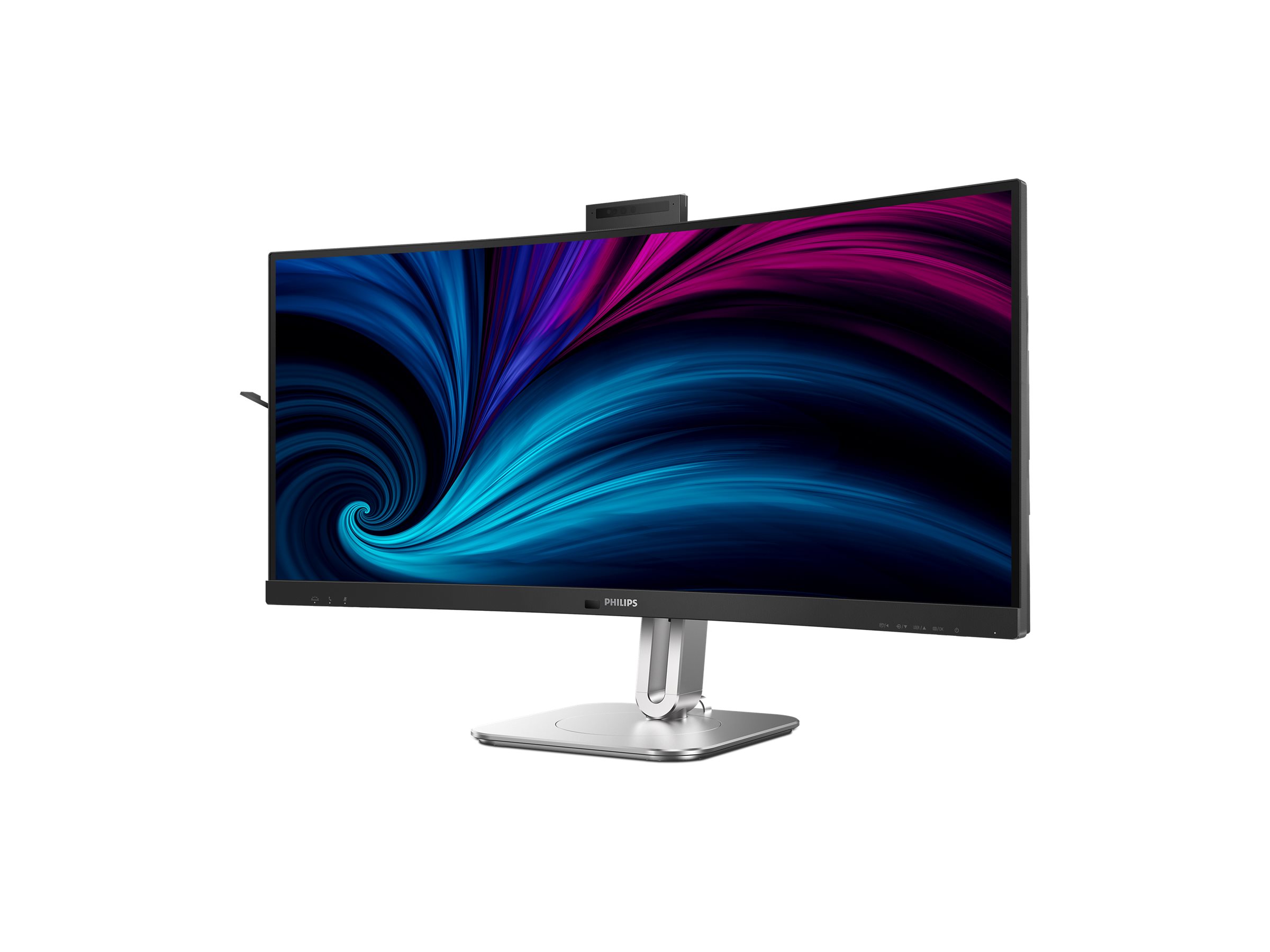 Philips 34B2U6603CH 6000 Series LED monitor curved 34 Product shot Front 80025