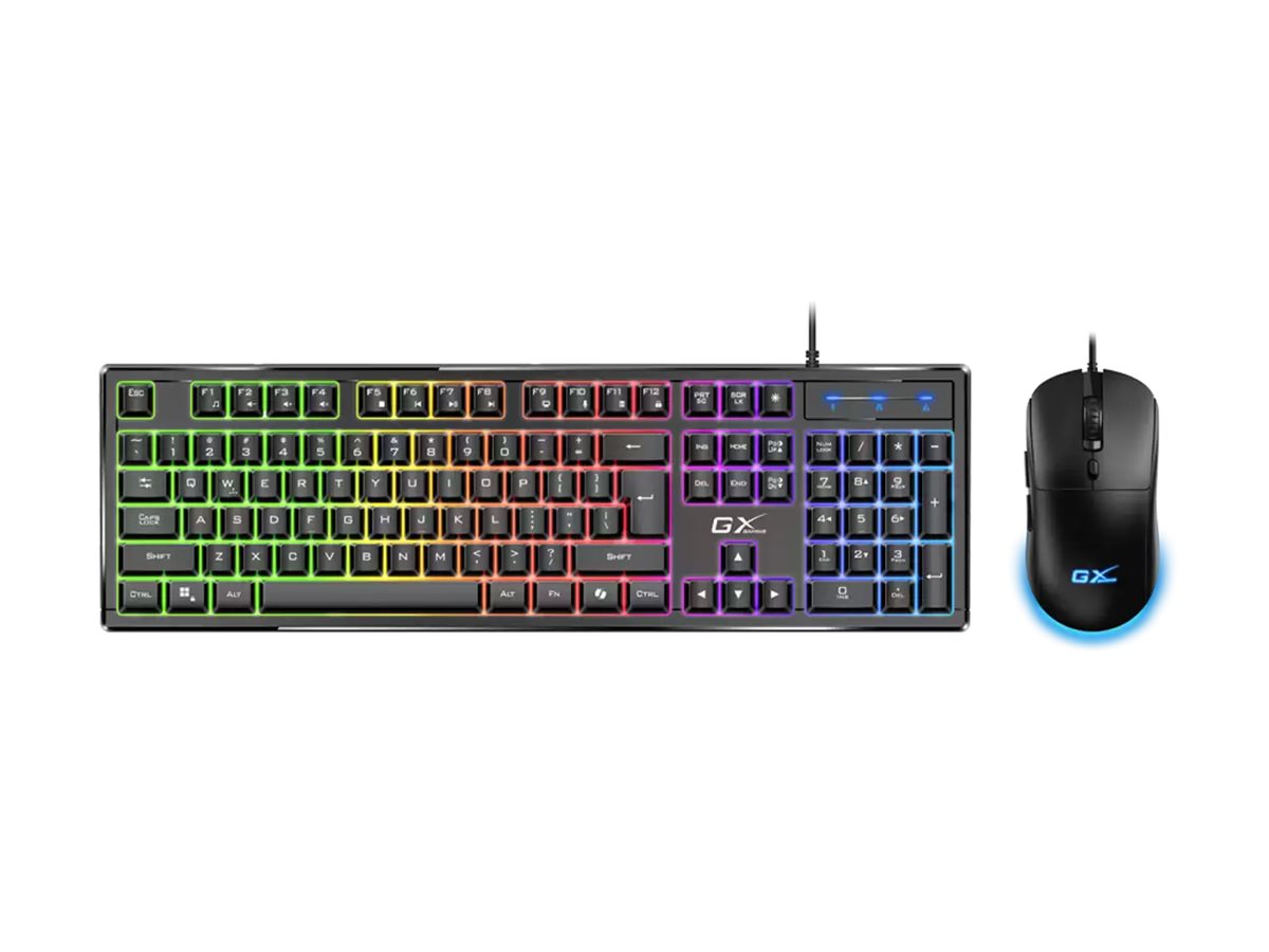 Genius Scorpion KM-GX6 keyboard and mouse set black Input Product shot Front 79800