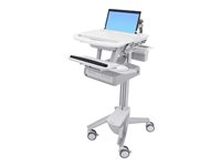 Ergotron StyleView Laptop Cart, 2 Drawers Cart open architecture 