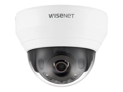 WISENET Q NETWORK INDOOR DOME CAMERA, 2MP @ 30FPS, 4.0MM FIXED FOCAL LENS (87 ),