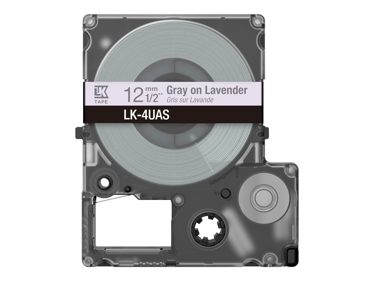 Epson LabelWorks LK-4UAS - pásková kazeta - 1 kazeta/y - Role (1,2 cm x 8 m) – foto 2