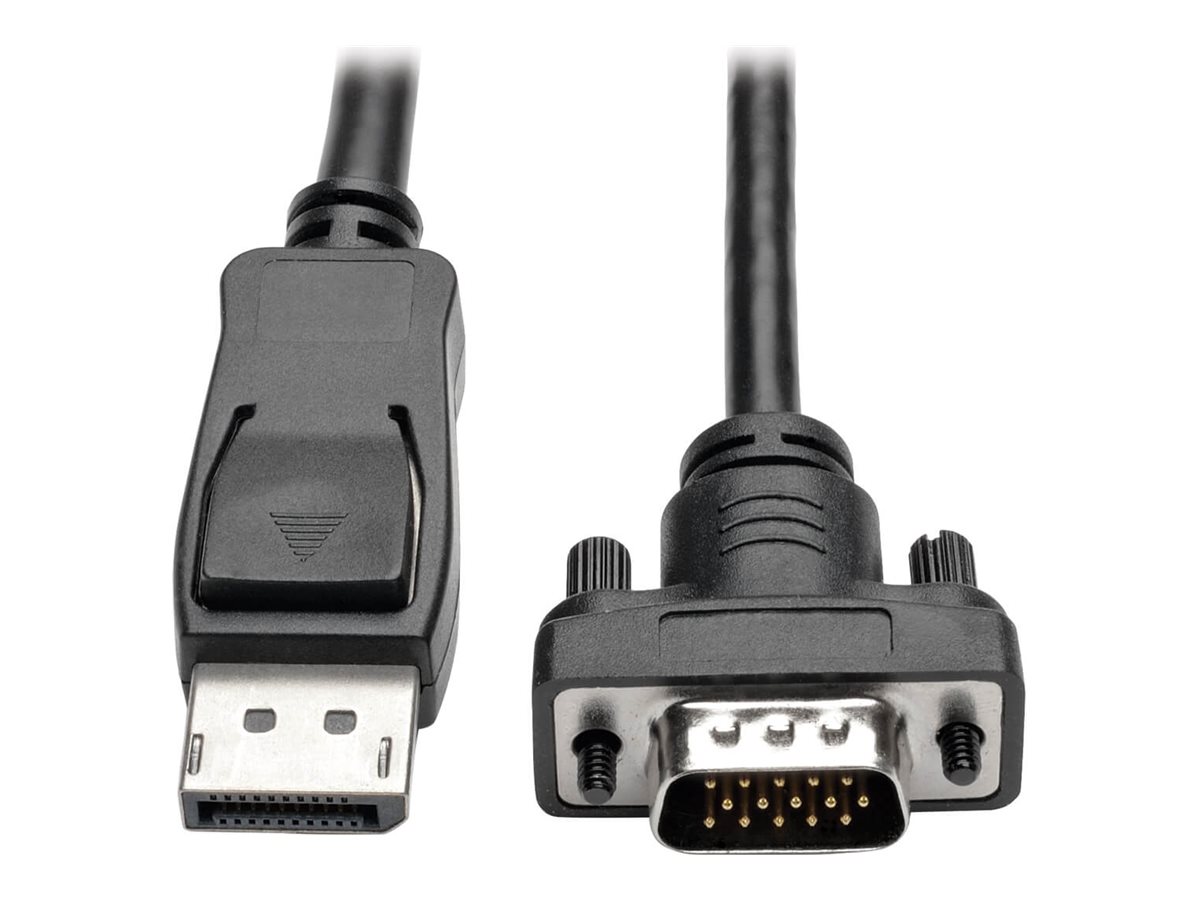 Tripp Lite 10ft DisplayPort to VGA / DP to VGA Adapter Active Converter with Latches DP 1.2 M/M 10'