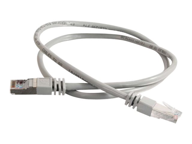 C2G Cat5e Booted Shielded (STP) Network Patch Cable - patch kabel - 15 m - šedá – foto 4
