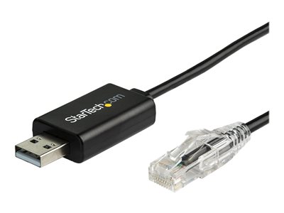 StarTech.com 6 ft (1.8 m) Cisco USB Console Cable - USB to RJ45 Rollover Cable - 460Kbps - Windows, Mac and Linux Compatible - M/M (ICUSBROLLOVR)