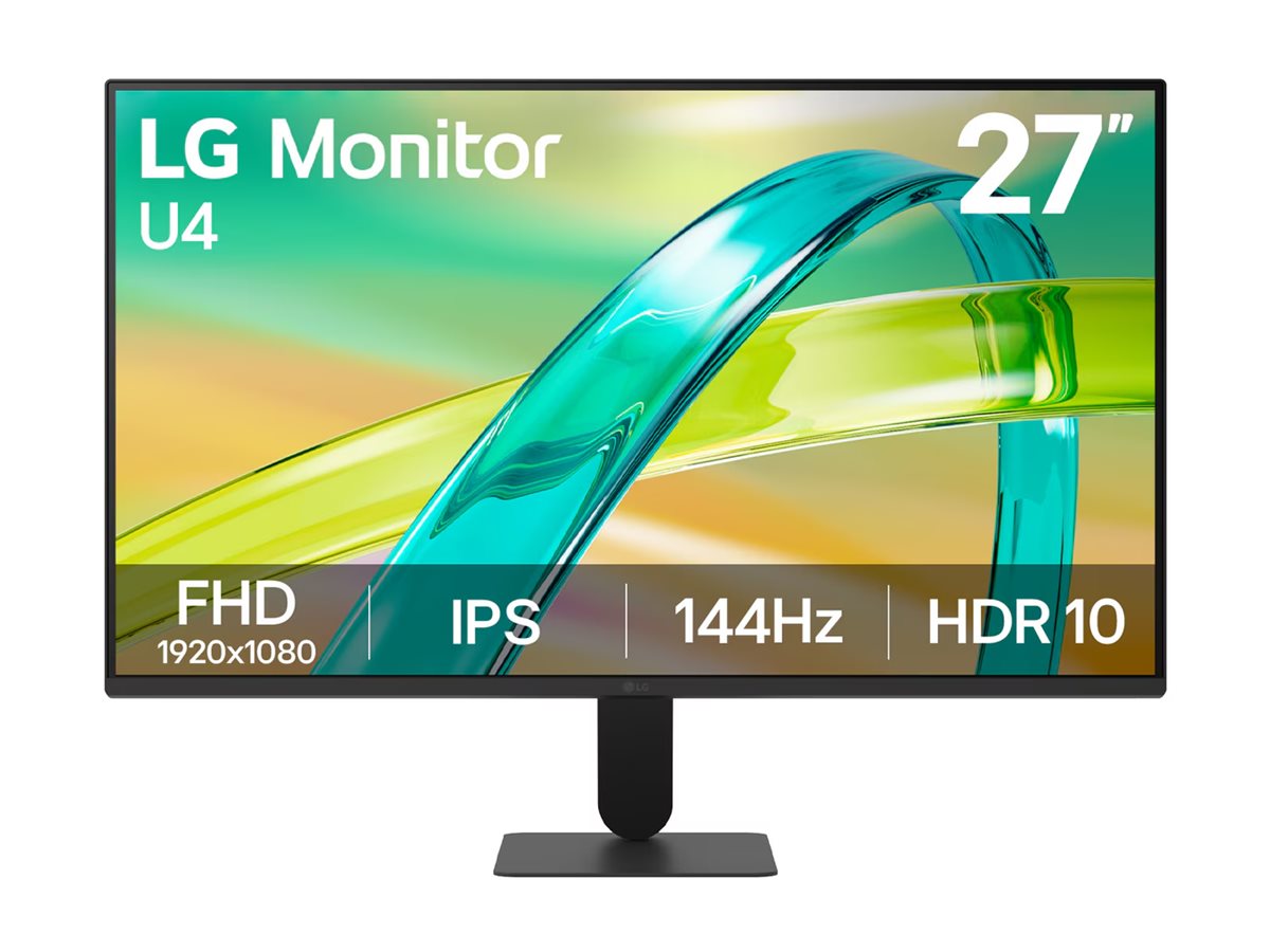 LG 27U411B-B U4 Series LED monitor 27 Product shot Ports / controls 75500