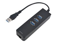 DELTACO USB3-GIGA3 Hub 3 porte USB