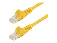 StarTech.com 0.5m Yellow Cat5e / Cat 5 Snagless  Patch Cable 0.5 m CAT 5e Ikke afskærmet parsnoet (UTP) 50cm Patchkabel Gul