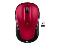 Logitech+M325+Mouse+-+right+and+left-handed+-+optical+-+wireless+-+2.4+GHz+-+USB+wireless+receiver+-+red