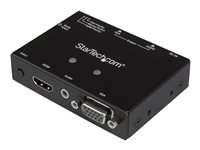 StarTech.com 2x1 VGA  HDMI to VGA Converter  w/ Priority ing - Multi-format VGA and HDMI to VGA Selector - 1080p (VS221HD2VGA) Video-/audioswitch VGA