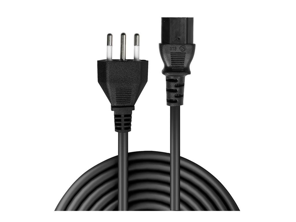 LINDY 3m IEC mains Cable italy