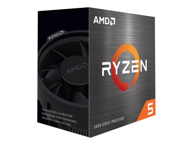 CPU AMD RYZEN 5 5600X, 6-core, 3.7 GHz (4.6 GHz Turbo), 35MB cache (3+32), 65W, socket AM4, Wraith S