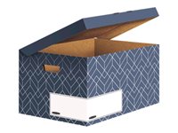 FELLOWES Decor Fliptop Box Urban Blue