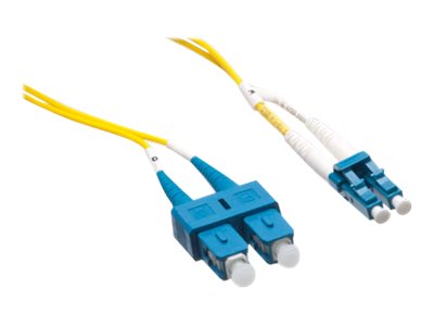 Axiom LC-SC Singlemode Duplex OS2 9/125 Fiber Optic Cable