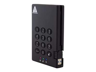 Apricorn Aegis Padlock 3.0 A25-3PL256-S256 Solid state drive 256 GB external (portable) 