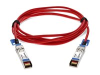 AddOn 25GBase-CU direct attach cable - TAA Compliant - 3 m - red