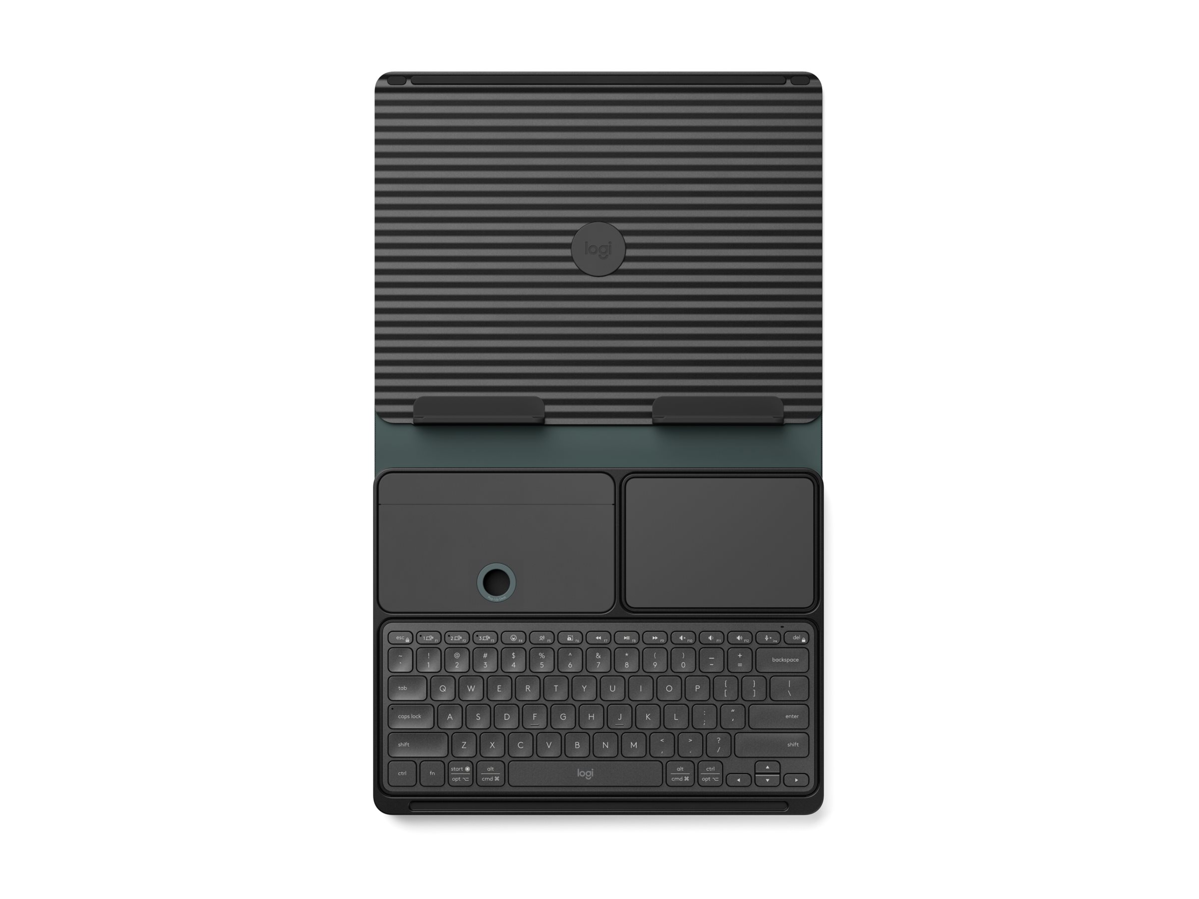 Logitech Casa Pop-Up Desk keyboard and touchpad set classic chic Input Product shot with extra item(s) Right-angle 0