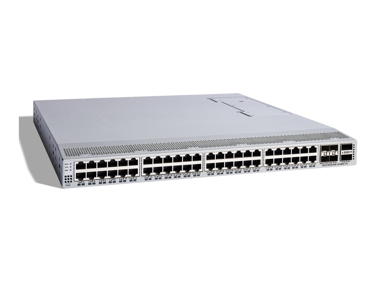 CISCO Nexus 9300 with 48p 100M/1GT 4p 10/25G & 2p 40/100G QSFP28