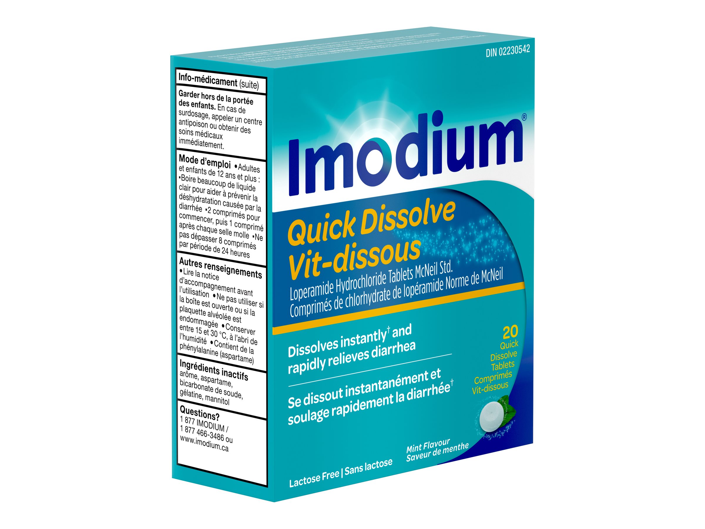 Imodium Quick Dissolve Tablets 20's