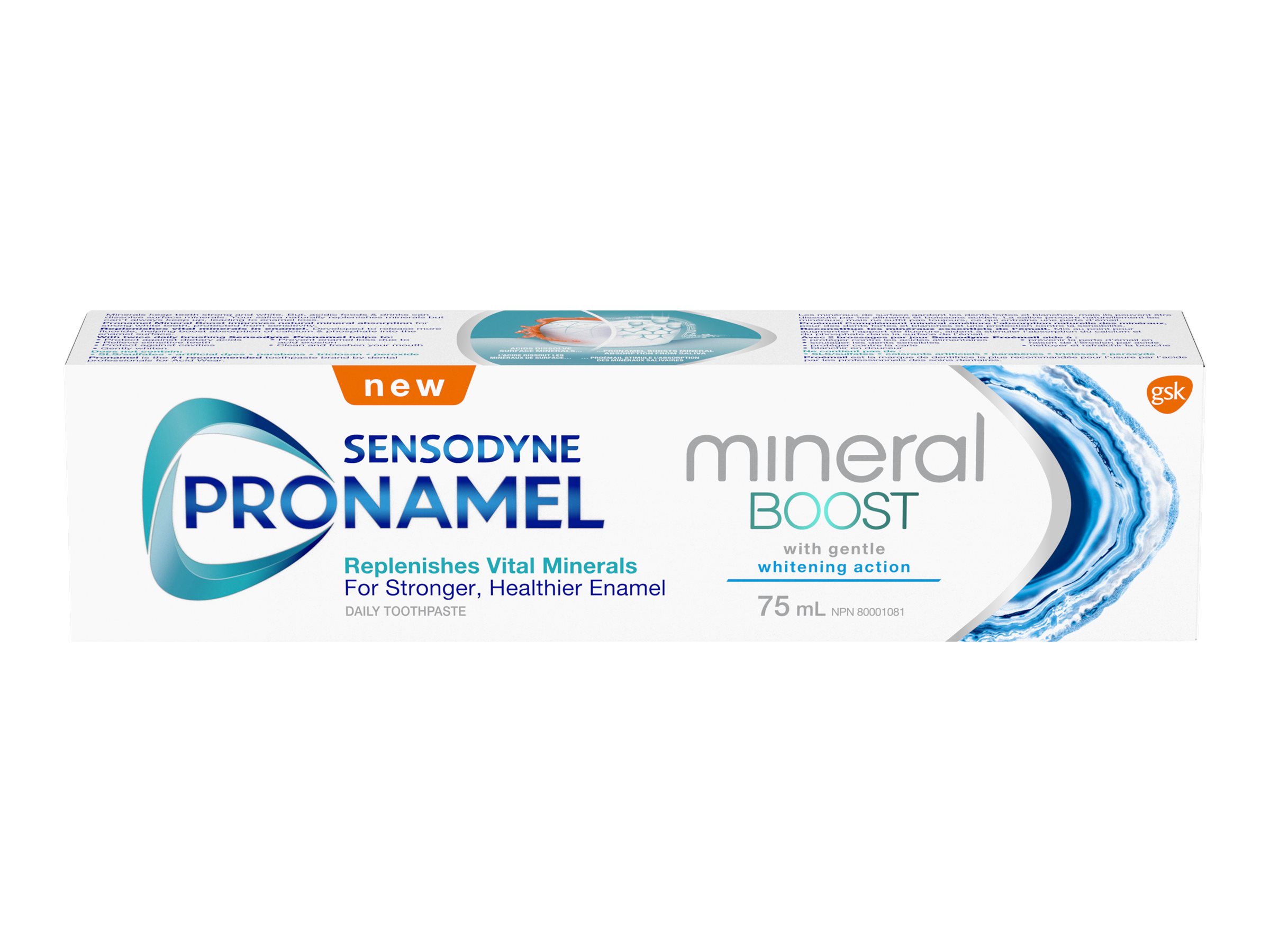 Sensodyne Pronamel Mineral Boost Toothpaste - Whitening Action - 75ml