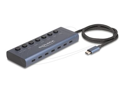 DELOCK USB 5 Gbps Hub mit 7 USB Type-C