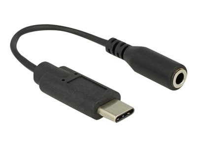 DELOCK Audio Adapter USB Type-C -> 3,5mm St/Bu 0.14m sw - 65842