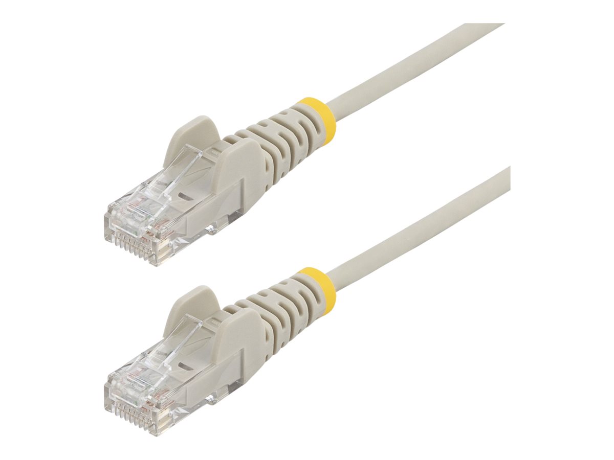25cm Gray Slim CAT6 Ethernet Cable