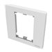 Modular AV faceplate component - single-gang UK su