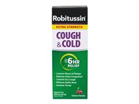 Robitussin Cough & Cold Extra Strength Syrup - Cherry - 100ml