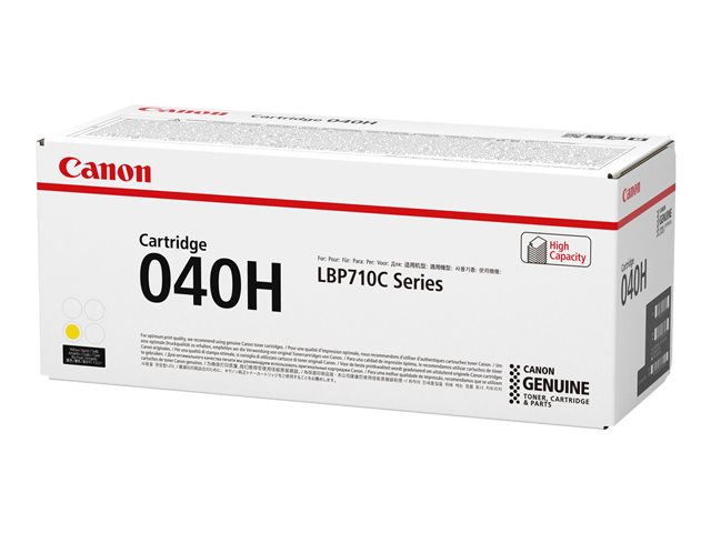 Image of Canon 040 H - high capacity - yellow - original - toner cartridge
