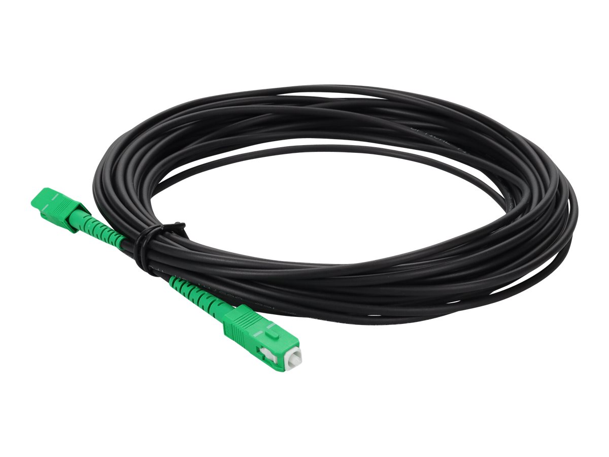 ASC M/M PATCH CBL10M BLACK OS2 RISER FIBER