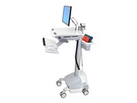 Ergotron StyleView EMR Cart with LCD Arm, SLA Powered Cart for LCD display / PC equipment 