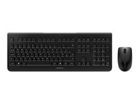 CHERRY DW 3000 - keyboard and mouse set - UK - black