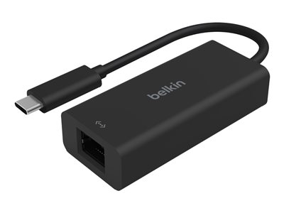 Belkin CONNECT Network adapter USB-C 10M/100M/1G/2.5 Gigabit Ethernet black image