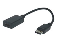 M-CAB Videoadapter DisplayPort / HDMI 20cm Sort