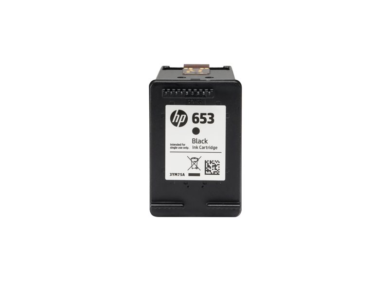 HP 653 Black Original Ink Advantage Cart