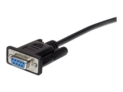STARTECH 3m Black DB9 Serial Cable M/F - MXT1003MBK
