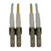 Tripp Lite 400G Multimode 50/125 OM3 Switchable Fiber Optic Cable (Duplex LC-PC M/M), LSZH, Aqua, 10 m (32.8 ft.)