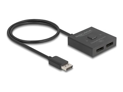 DELOCK DisplayPort Switch 2auf 1 bidi 8K - 18906