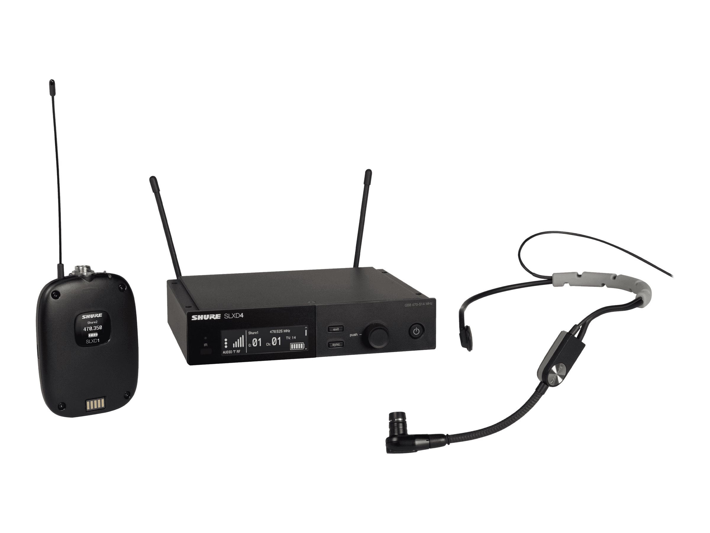 Shure SLXD14/SM35 - G58 Band
