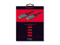 MCL DisplayPort mesh cable 8K/1.4 male