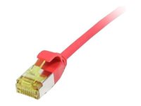 Synergy 21 CAT 7 (kabel)/CAT 6a (stikforbindelser) U/FTP 50cm Netværkskabel Rød