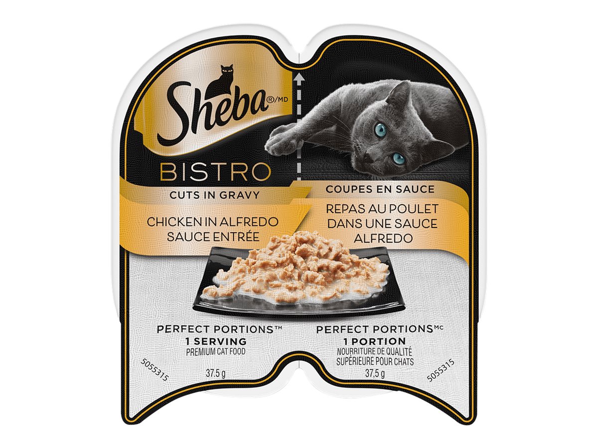 Sheba Bistro Perfect Portions Cuts in Gravy Chicken in Alfredo Sauce Entree - 75g