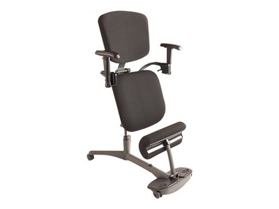 HealthPostures 5100 Stance Angle Sit-Stand Chair Standing desk chair ergonomic armrests 