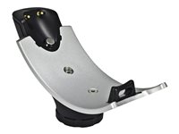 Socket Opladerstand til stregkodescanner Sort Sølv